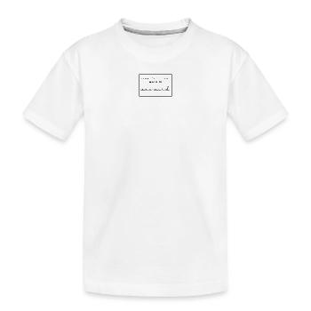 schauen wir mal was wird - was wird - Kinder Premium Bio T-Shirt - Weiß - Vorne