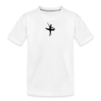 Danseuse de ballet - T-shirt bio Premium Enfant - blanc - Devant