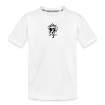 crazy flower - T-shirt bio Premium Enfant - blanc - Devant