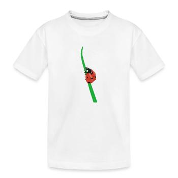 Coccinelle May Beetle Easter Animal Nature Insect - T-shirt bio Premium Enfant - blanc - Devant
