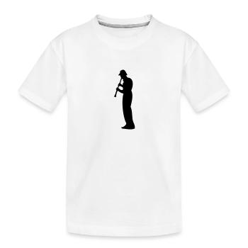 clarinette - T-shirt bio Premium Enfant - blanc - Devant