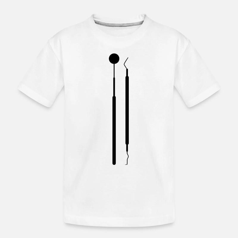 Zahnarzt - Kinder Premium Bio T-Shirt - Weiß