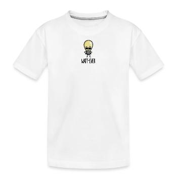 Drôle d’électricien disant Ampoule Watt-ever - T-shirt bio Premium Enfant - blanc - Devant