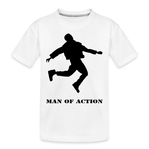 Man of Action - Kids' Premium Organic T-Shirt