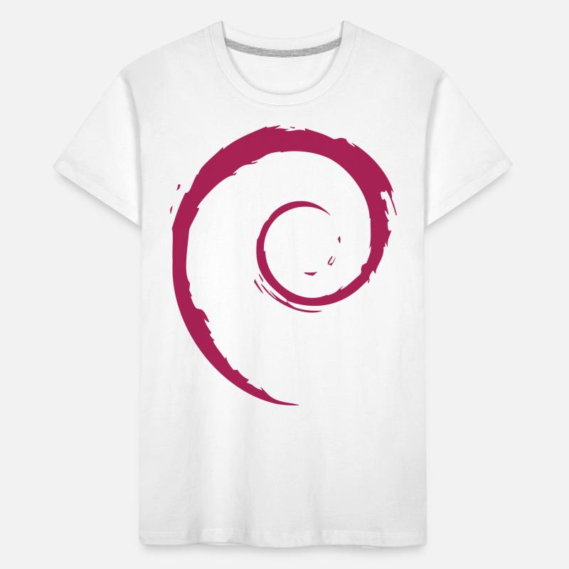 Système d’exploitation Linux Spiral PC Gift IT Idea T-shirt bio Premium Enfant