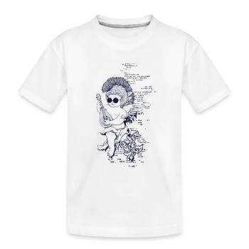ange bébé Rock - T-shirt bio Premium Enfant - blanc - Devant