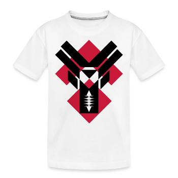 Géométrique Y - T-shirt bio Premium Enfant - blanc - Devant