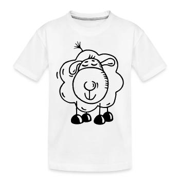 Rêver Sheep - T-shirt bio Premium Enfant - blanc - Devant