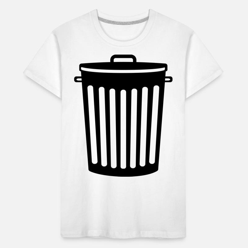 eimer muelleimer muell wegwerfen dreck abfall recy Kinder Premium Bio T-Shirt