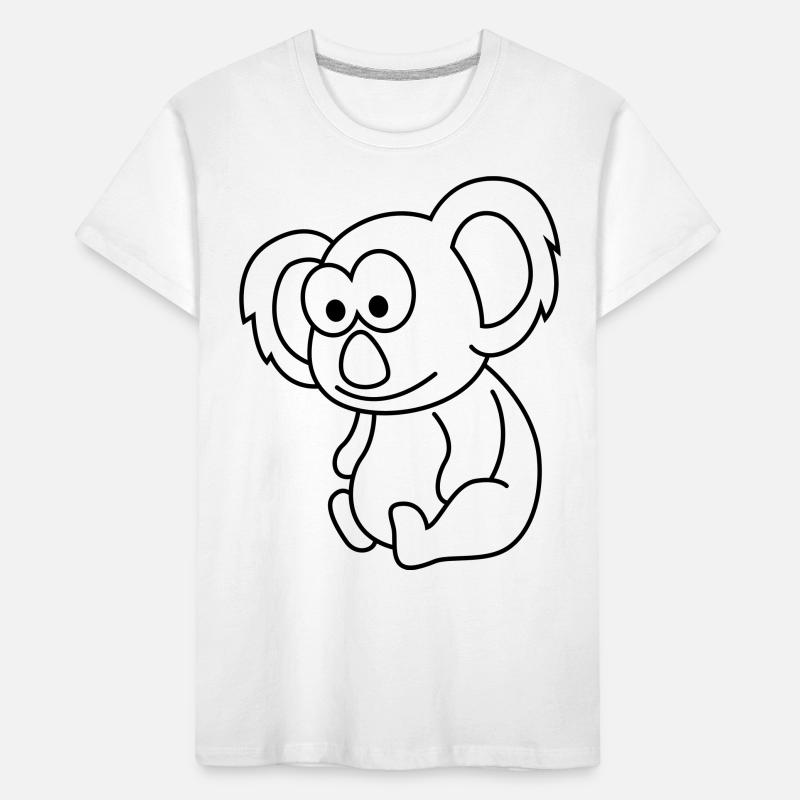 Koala Comic Tier Kinder Premium Bio T-Shirt