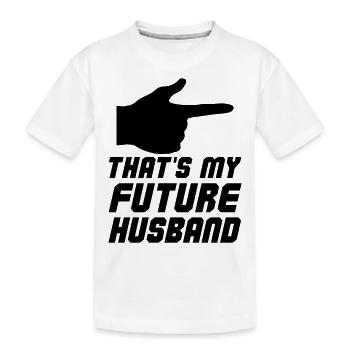 C’est mon futur mari - T-shirt bio Premium Enfant - blanc - Devant