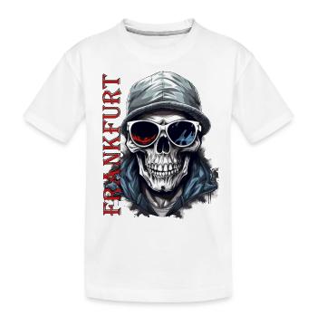 Frankfurt Design pour les ultras et les fans de Francfort - T-shirt bio Premium Enfant - blanc - Devant