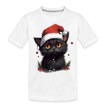 Mustache Wishes - Kids' Premium Organic T-Shirt - white - Front