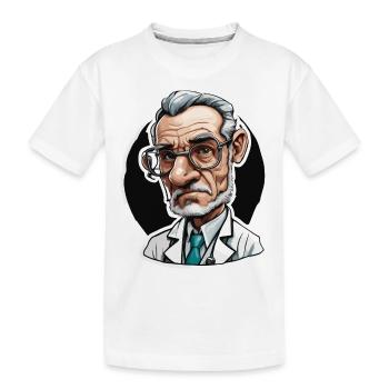 Médecin / professionnel de la santé / médecin / profession / spécialiste - T-shirt bio Premium Enfant - blanc - Devant