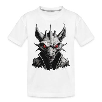 Chupacabra / Créature suceuse / Monstre /Espagne - T-shirt bio Premium Enfant - blanc - Devant