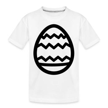 Oeuf - T-shirt bio Premium Enfant - blanc - Devant