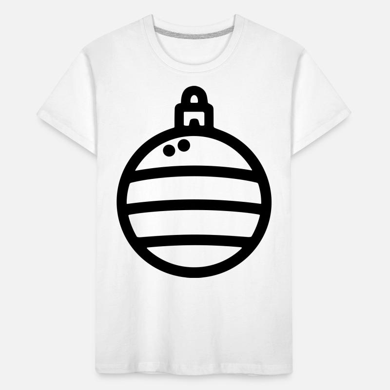 Weihnachtskugel Kinder Premium Bio T-Shirt