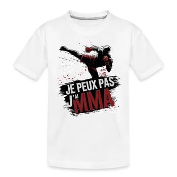 J'peux pas j'ai MMA - T-shirt bio Premium Enfant - blanc - Devant