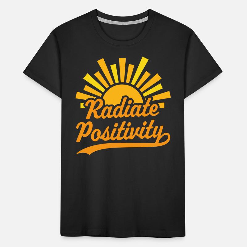Radiate Positivity Kids' Premium Organic T-Shirt