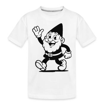 nain de jardin - T-shirt bio Premium Enfant - blanc - Devant