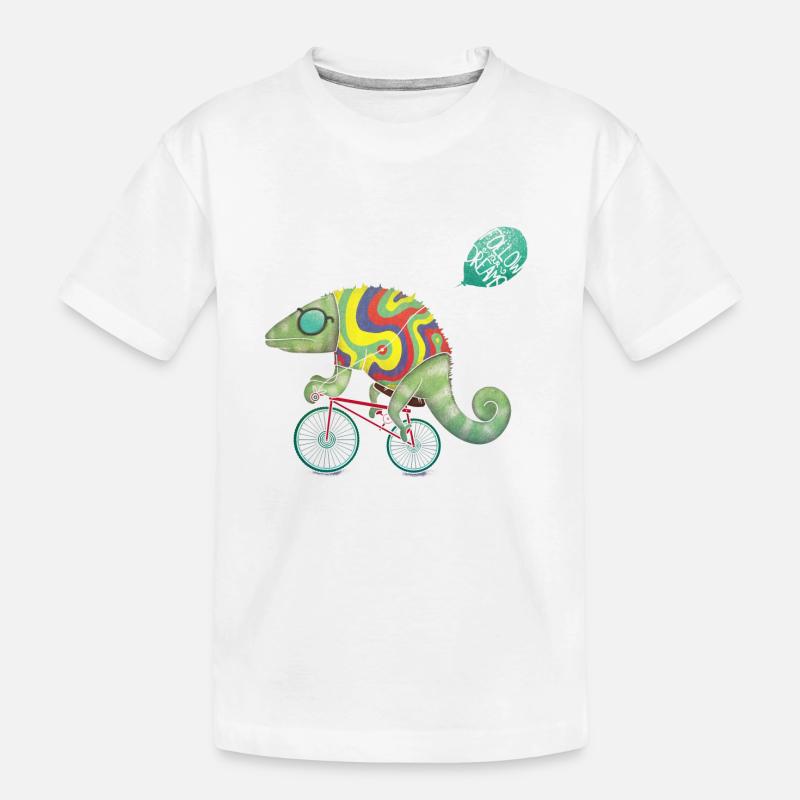 Fast lizard - T-shirt bio Premium Enfant - blanc