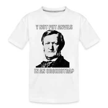 Musique Classique Wagner "Put Anclils" - T-shirt bio Premium Enfant - blanc - Devant