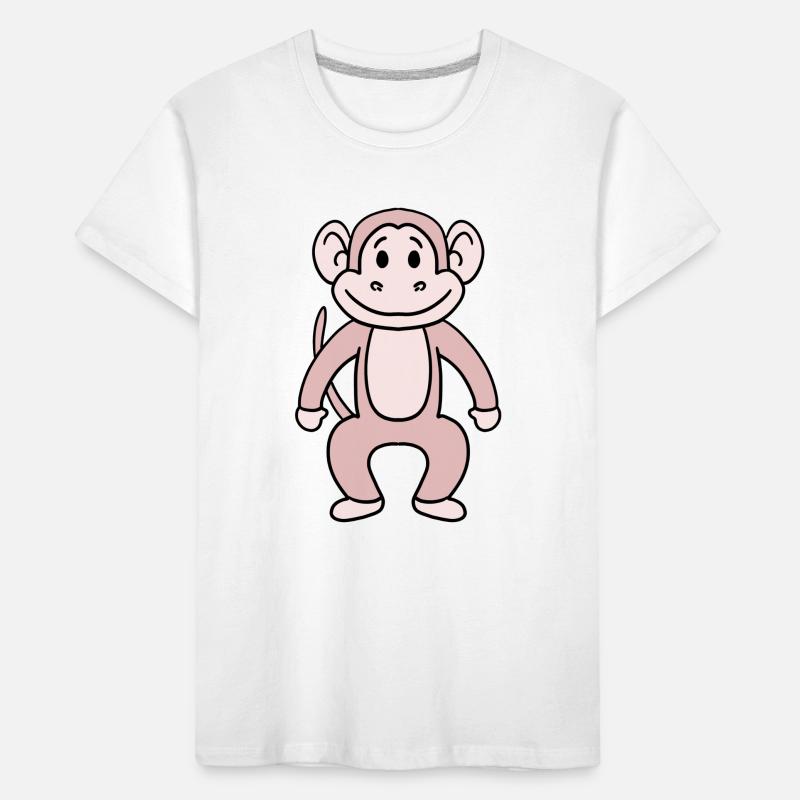 Affe Kinder Premium Bio T-Shirt