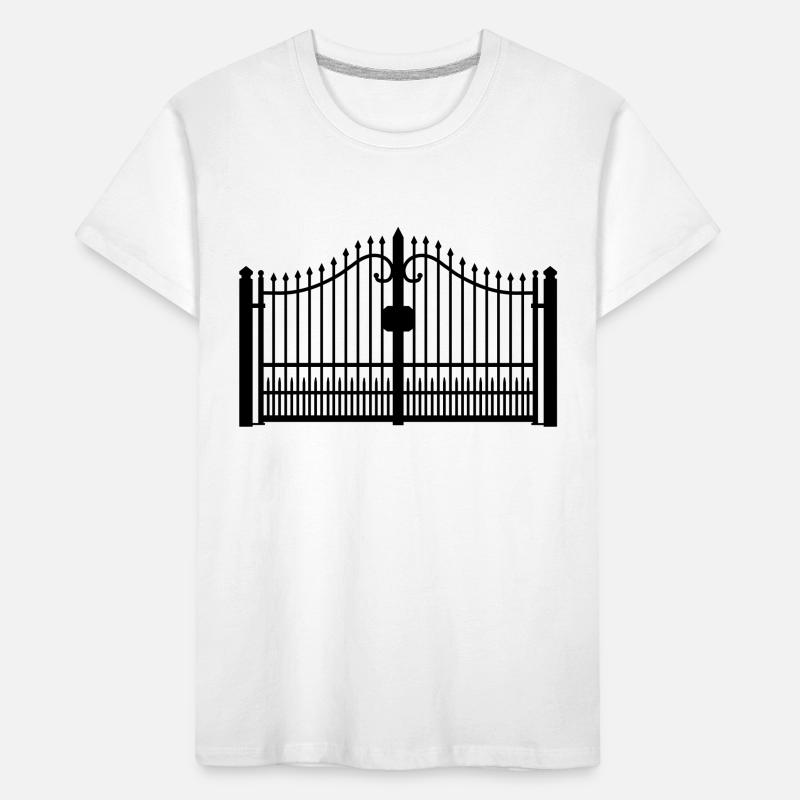wrought iron gate_c1 Kids' Premium Organic T-Shirt