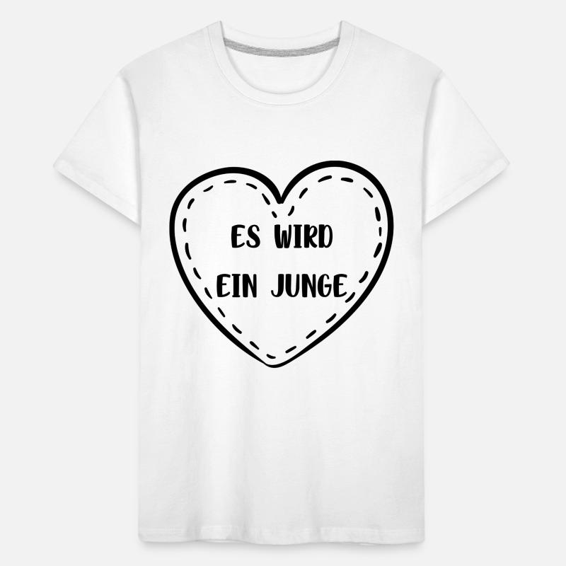 Es wird ein Junge! Kinder Premium Bio T-Shirt