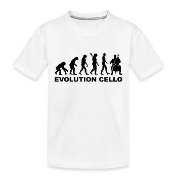 Cello - Kinder Premium Bio T-Shirt - Weiß - Vorne