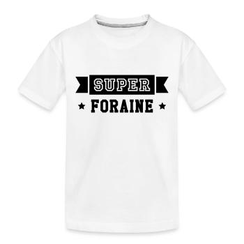 Forain / Fête Foraine / Foire / Manège / Fete - T-shirt bio Premium Enfant - blanc - Devant
