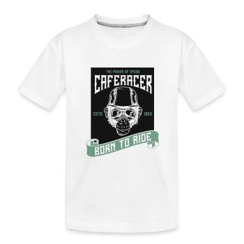 Motards, motocyclistes - T-shirt bio Premium Enfant - blanc - Devant