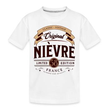 Nièvre Département France - T-shirt bio Premium Enfant - blanc - Devant