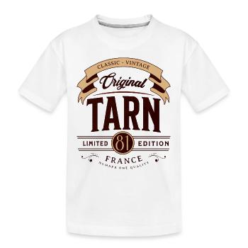 Tarn Département France - T-shirt bio Premium Enfant - blanc - Devant