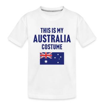C’est mon costume d’Australie - T-shirt bio Premium Enfant - blanc - Devant