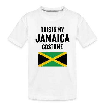 C’est mon costume de Jamaïque - T-shirt bio Premium Enfant - blanc - Devant