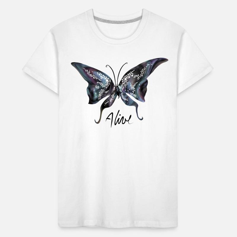 Alive / Butterfly Kids' Premium Organic T-Shirt