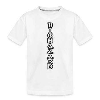 Biohazard__V015 - Kinder Premium Bio T-Shirt - Weiß - Vorne