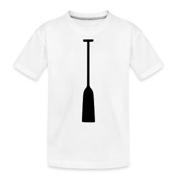 Dragon bateau pagaie dragon boat paddle 1C. - T-shirt bio Premium Enfant - blanc - Devant