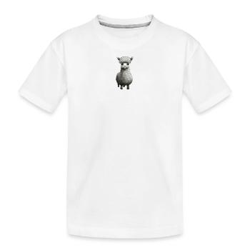 Alpaga doux - T-shirt bio Premium Enfant - blanc - Devant