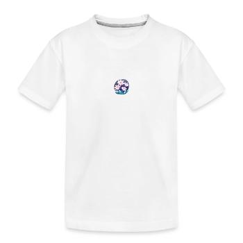 Blumen Blumenwiese Blumenstrauß Floristik - Kinder Premium Bio T-Shirt - Weiß - Vorne