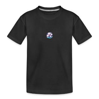 Fleurs Fleur prairie Bouquet Fleuristerie - T-shirt bio Premium Enfant - noir - Devant