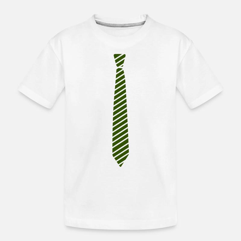 cravate - T-shirt bio Premium Enfant - blanc