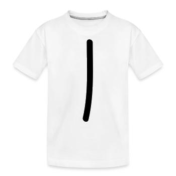 tage_zaehlen_1 - Kinder Premium Bio T-Shirt - Weiß - Vorne
