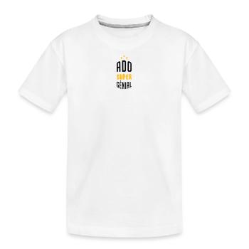 Teenager / Jugendliche / Jugendlicher / Kind - Kinder Premium Bio T-Shirt - Weiß - Vorne