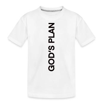 Le plan de Dieu DIEU Jésus - T-shirt bio Premium Enfant - blanc - Devant