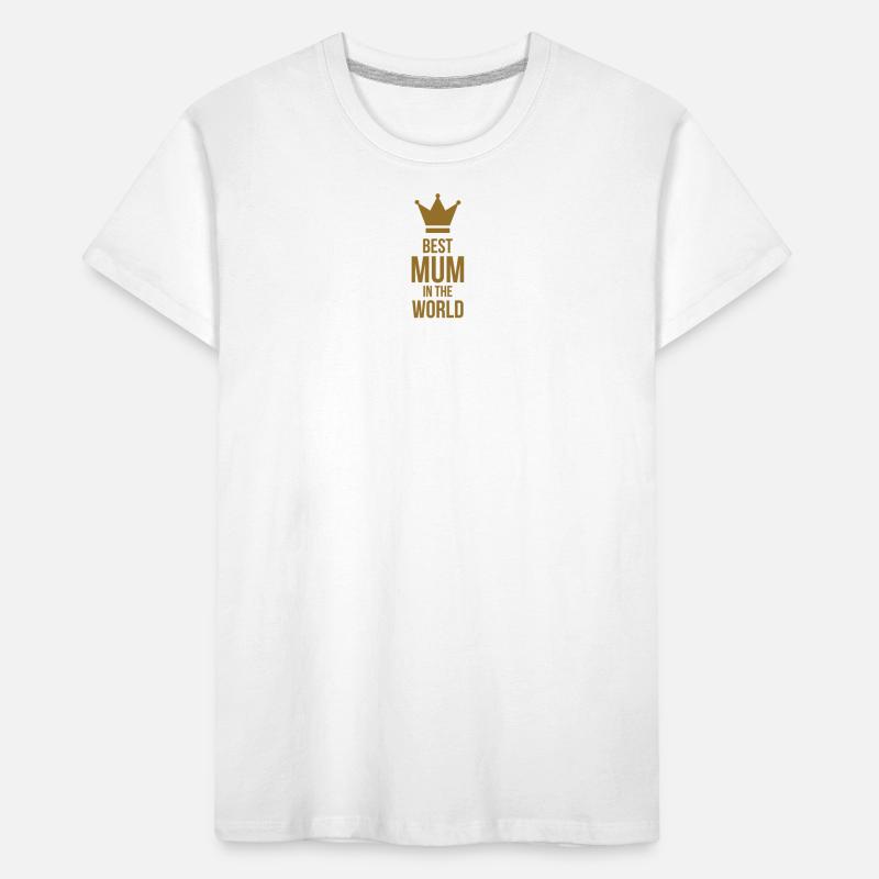 Die beste Mutter der Welt - Muttertag Kinder Premium Bio T-Shirt