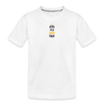 belle-fille / beau-fils / beau fils / belle fille - T-shirt bio Premium Enfant - blanc - Devant