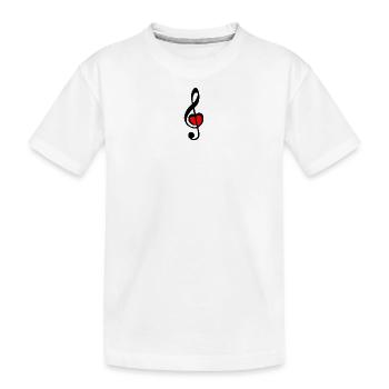 G-Taste - Kinder Premium Bio T-Shirt - Weiß - Vorne