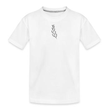 Branch - Kids' Premium Organic T-Shirt - white - Front